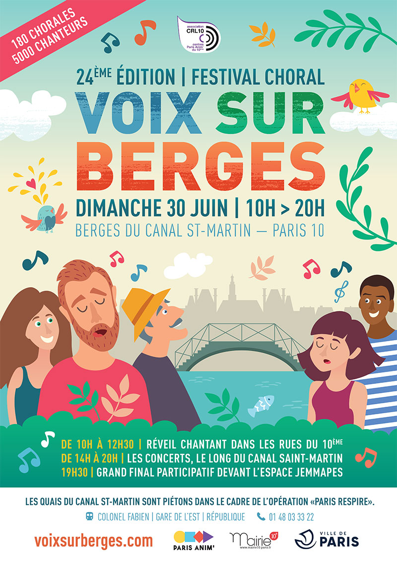 Festival choral des voies sur berges